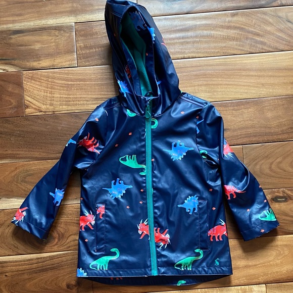 Joules Jackets & Coats Joules Dinosaurs Showerproof Rubber Coat